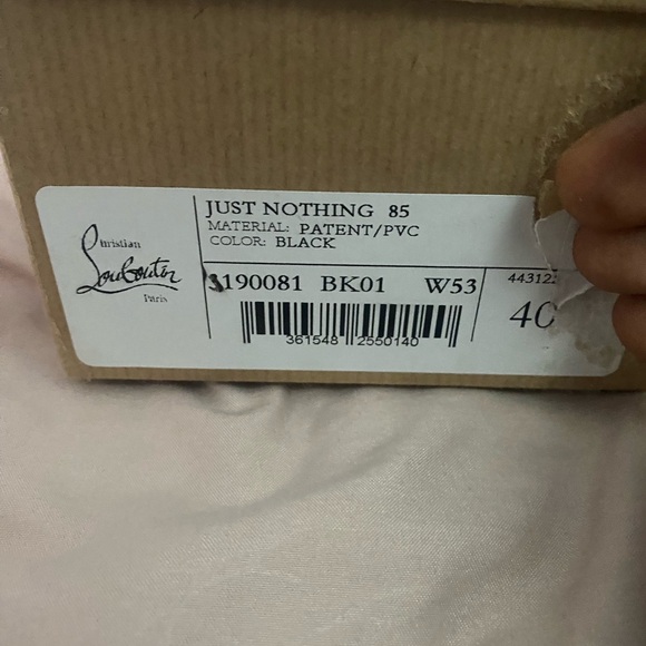 Christian Louboutin heels “Just nothing “ size 40 worn 1 time - Picture 4 of 4